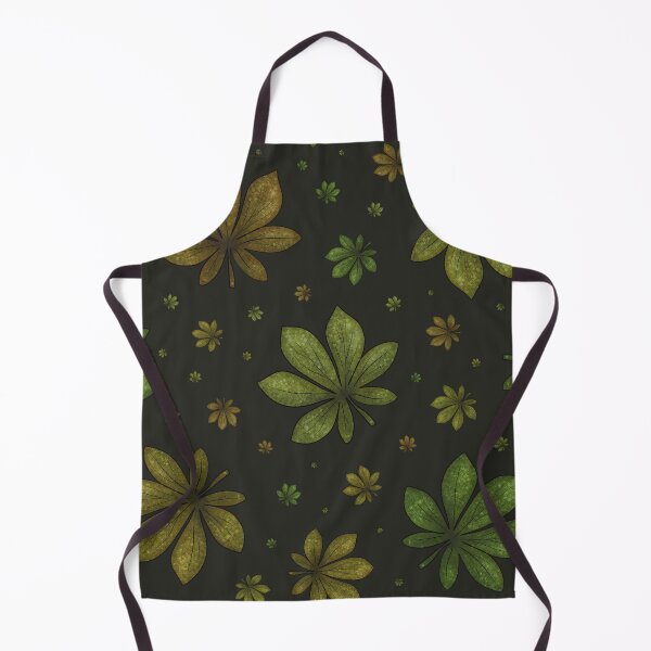 Item preview, Pattern of colorful autumn leaves on a dark background designed and sold by Cherevan.
