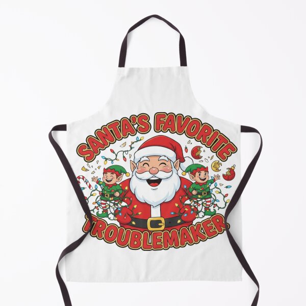 Item preview, Santa's Favorite Troublemaker Christmas Humor Festival designed and sold by CreazyCreator77.