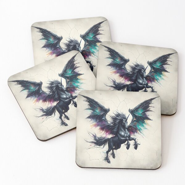 Item preview, Black Alicorn, Ai Generated Art  designed and sold by ACC .