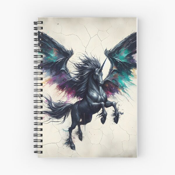 Item preview, Black Alicorn, Ai Generated Art  designed and sold by ACC .