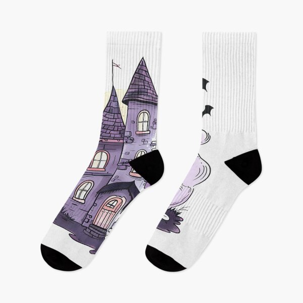 Item preview, Cute Haunted House with Friendly Ghosts – Spooky Halloween Art designed and sold by DesignArtist.ia.