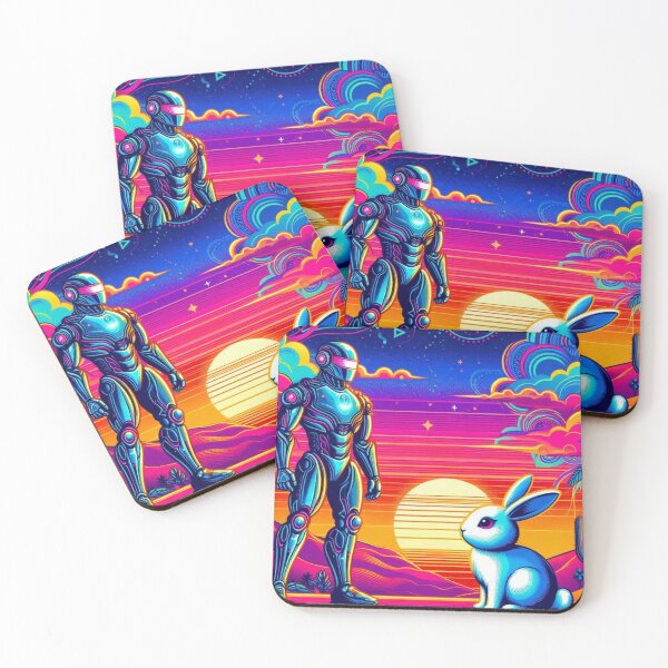 Item preview, robot and bunny designed and sold by Dogandesighn.