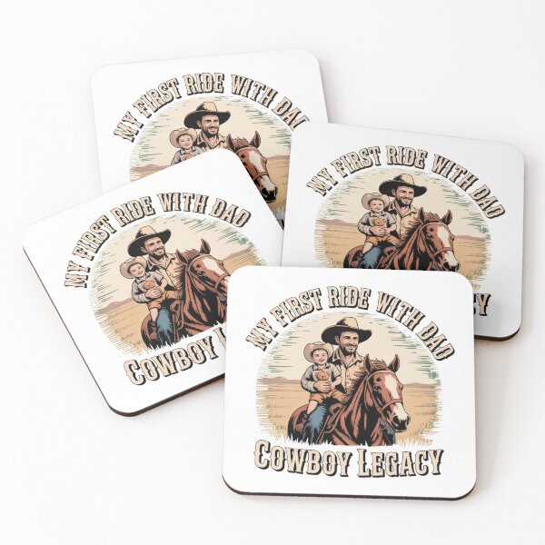 Item preview, Sentimental Cowboy Legacy Father Child Ride Western Nostalgia designed and sold by chattsuede.