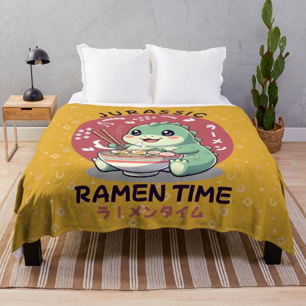 Item preview, Jurassic Ramen Time – Cute Kawaii Dinosaur Eating Ramen Japanese Design designed and sold by DaVinciFeather.