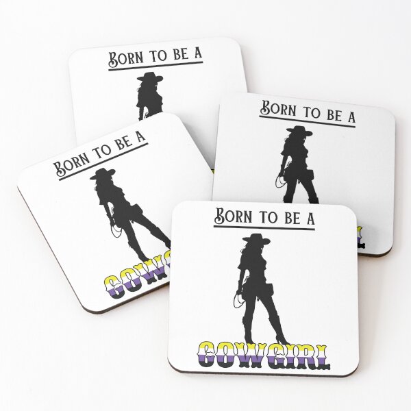 Item preview, Born To Be a Cowgirl - Nonbinary Pride Flag designed and sold by CC's Designs.