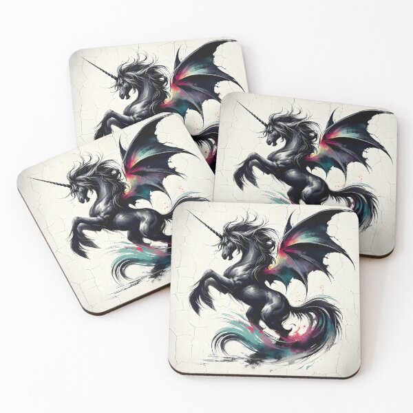 Item preview, Black Alicorn, Ai Generated Art  designed and sold by ACC .