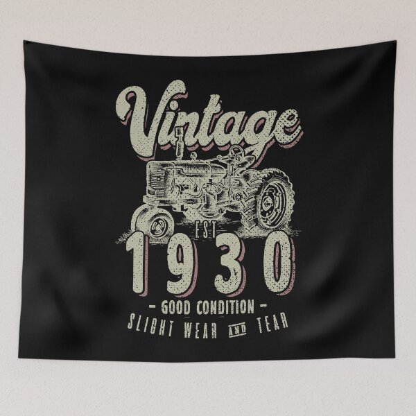 Item preview, Vintage Tractor Farmer Birthday Born In 1930 designed and sold by JRRTs.
