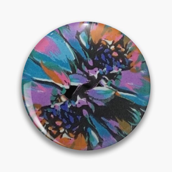Item preview, Abstracsencia Floral Mix Vintage Retro 1970s Print Designer Pattern  designed and sold by Licorice Moon.