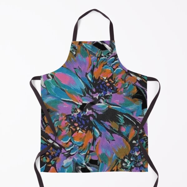Artikelvorschau, Abstracsencia Floral Mix Vintage Retro 1970er Jahre Print Designer Muster entworfen und verkauft von Licorice Moon.