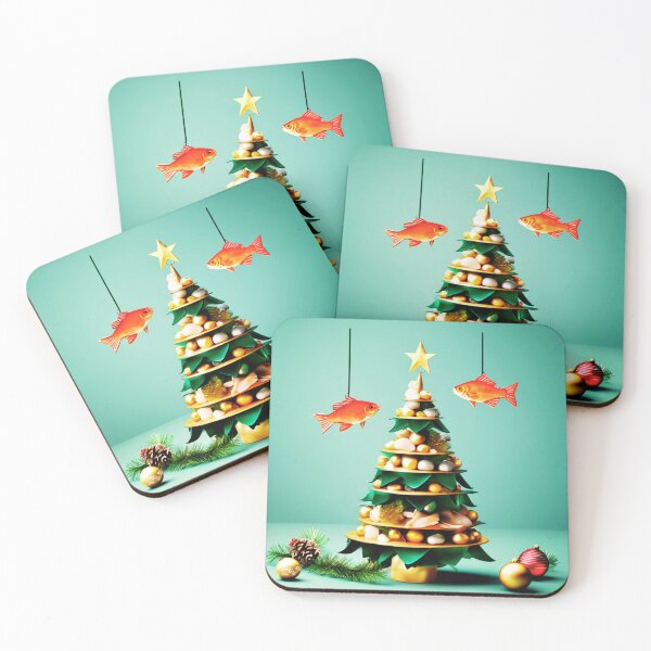 Item preview, Fish Christmas Tree for Gourmets. designed and sold by Zofia Sosnecka.