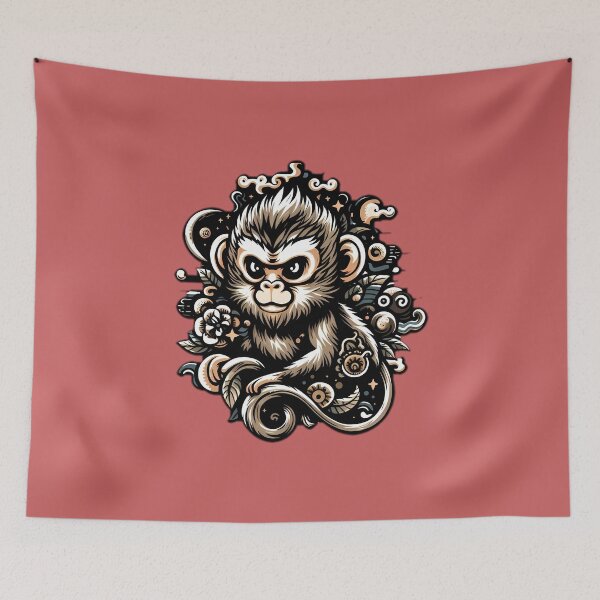 Item preview, xing xing monkey designed and sold by NCNGDESIGN.