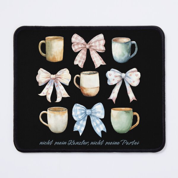 Item preview, Cups and bows - criticism of Friedrich Merz designed and sold by VariousGoodies.