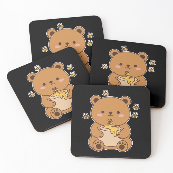 Item preview, A little bear hugging a honey pot designed and sold by Aceofspace3000.