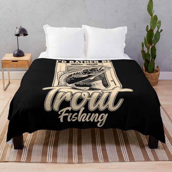 Item preview, I'd Rather Be Trout Fishing Angler designed and sold by JRRTs.