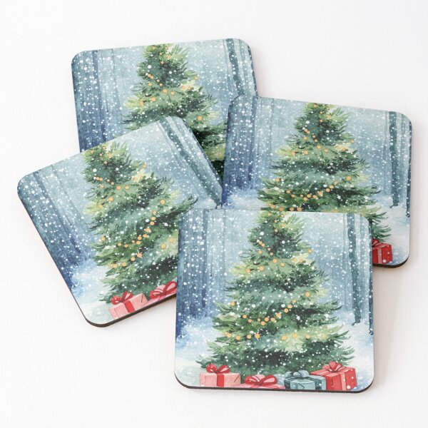 Item preview, Decorated pine tree and gifts designed and sold by Dali RB.