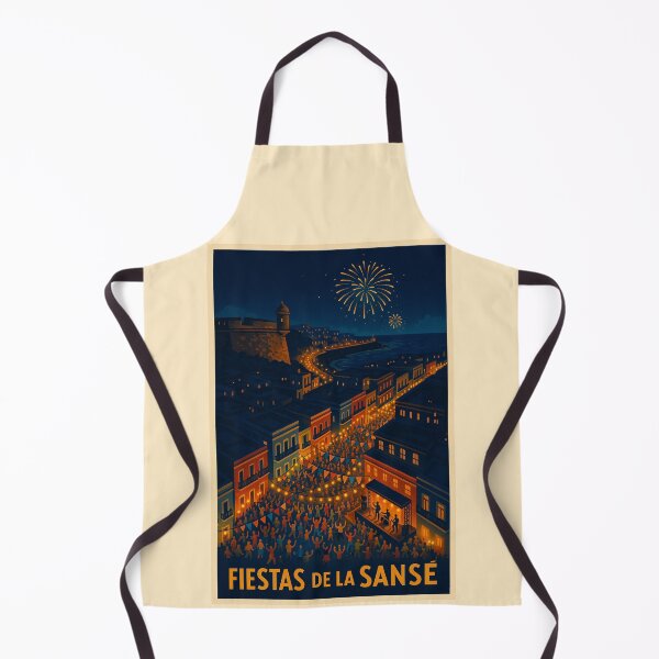 Item preview, Aerial Night Festival in Old San Juan designed and sold by Por.Ahi.PR.
