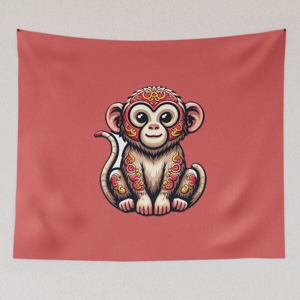Item preview, xing xing monkey designed and sold by NCNGDESIGN.
