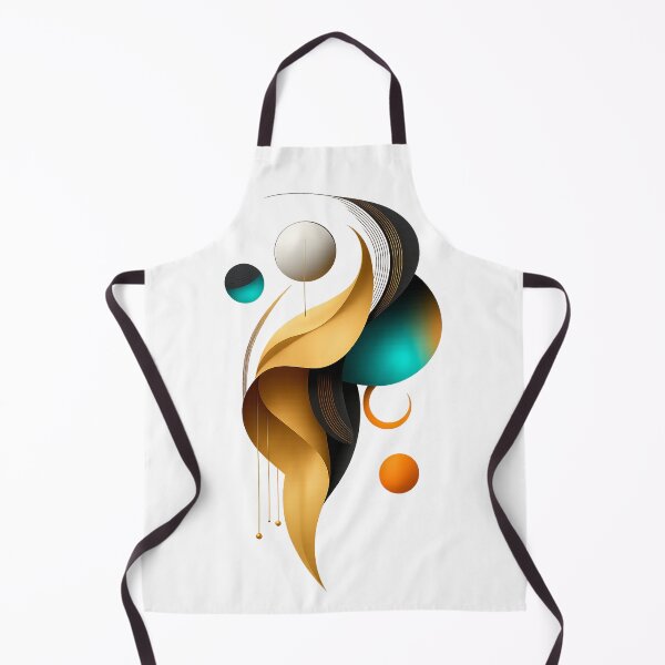 Item preview, Golden Flow, Modern Abstract Energy Art designed and sold by KlgShop.