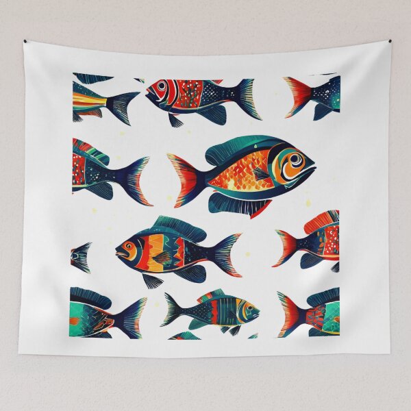 Item preview, Fish Christmas Tree for Gourmets. designed and sold by Zofia Sosnecka.