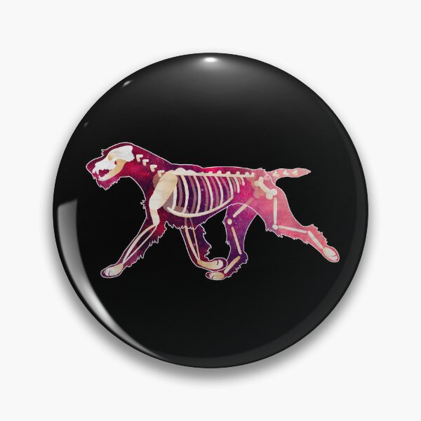 Item preview, Galaxy German Wirehaired Pointer Skeleton (docked) designed and sold by Sparklepupfaeri.