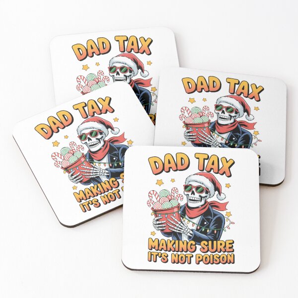 Item preview, Funny Skeleton Dad Tax Christmas Humor Festive Sarcastic Vibes designed and sold by chattsuede.