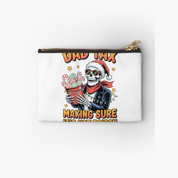 Item preview, Funny Skeleton Dad Tax Christmas Humor Festive Sarcastic Vibes designed and sold by chattsuede.