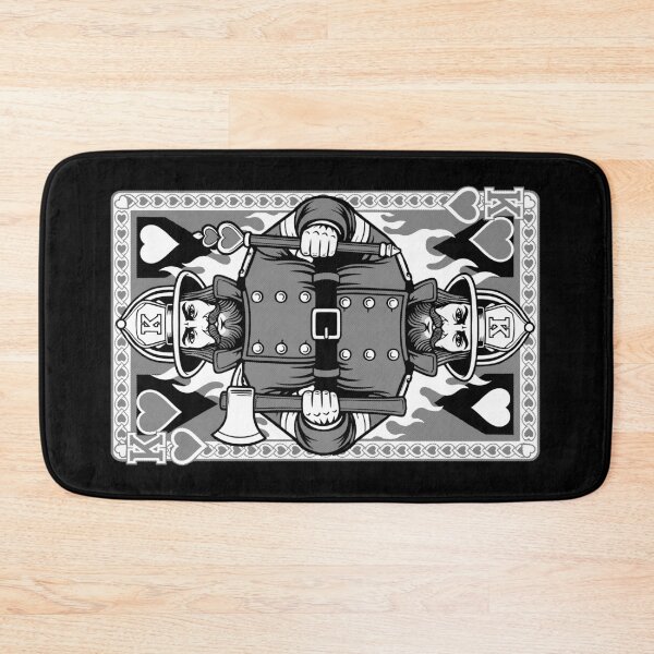 Item preview, Fireman Fire Fighter King Of Hearts Vintage Playing Card designed and sold by GrandeDuc.