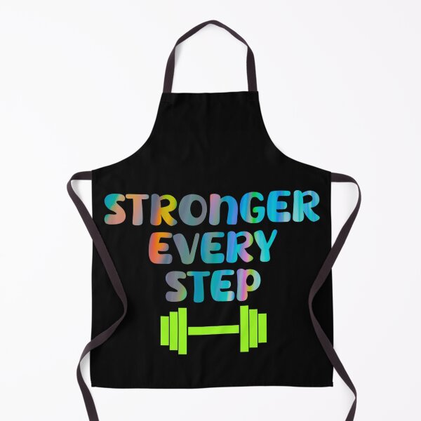 Item preview, Stronger Every Step – Motivational Fitness Design designed and sold by NomadikStudio.
