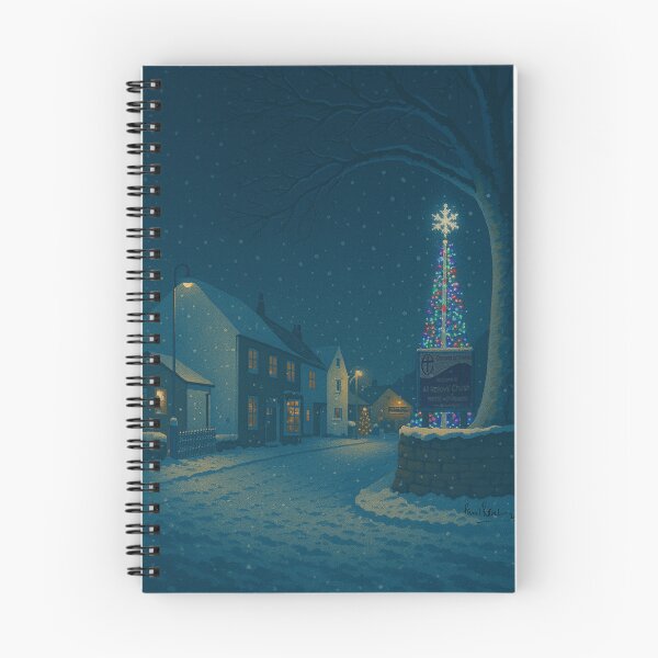 Item preview, Christmas light outside the village church designed and sold by Paul Rowland.
