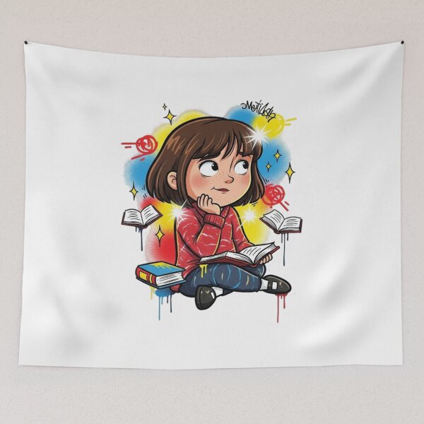 Item preview, Matilda Wormwood – Clever Book Lover Art designed and sold by OWIAN.