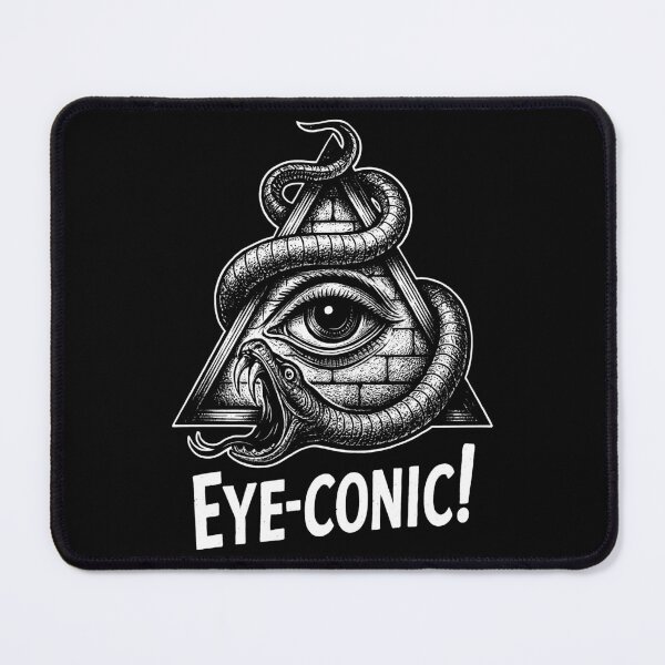 Item preview, EYE-CONIC SERPENT – All-Seeing Eye and Snake Design designed and sold by DariusZD.