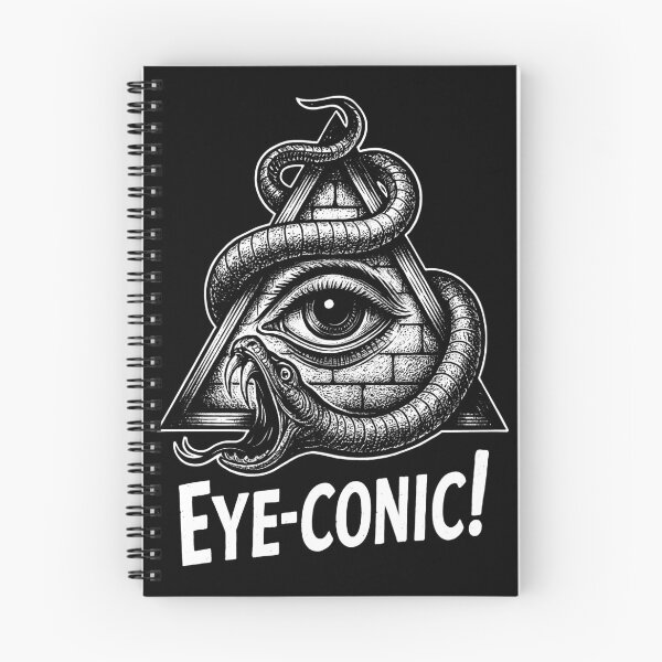 Item preview, EYE-CONIC SERPENT – All-Seeing Eye and Snake Design designed and sold by DariusZD.