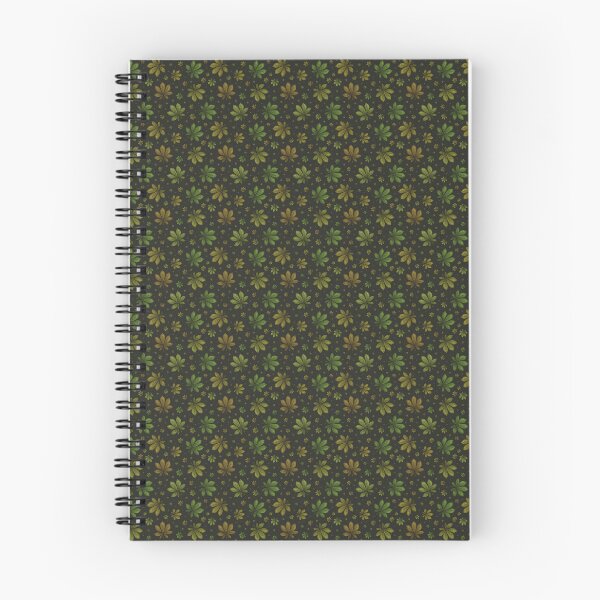 Aperçu de l'œuvre Motif de feuilles d'automne colorées sur fond sombre créée et vendue par Cherevan.