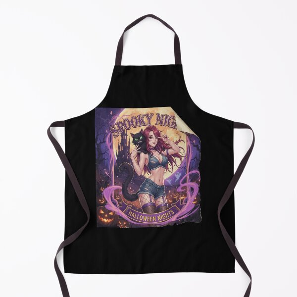 Item preview, Spooky night anime girl T-shirt designed and sold by gura1987.
