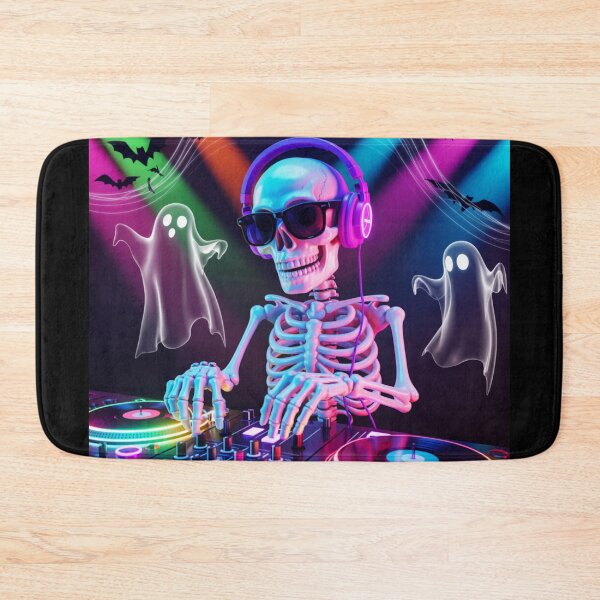 Item preview, Skeleton DJ Midnight Party designed and sold by McVrax.