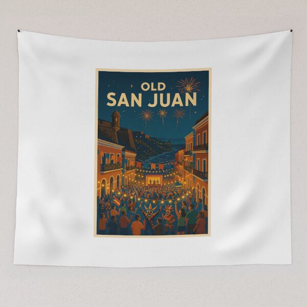 Item preview, Night Festival in Old San Juan designed and sold by Por.Ahi.PR.