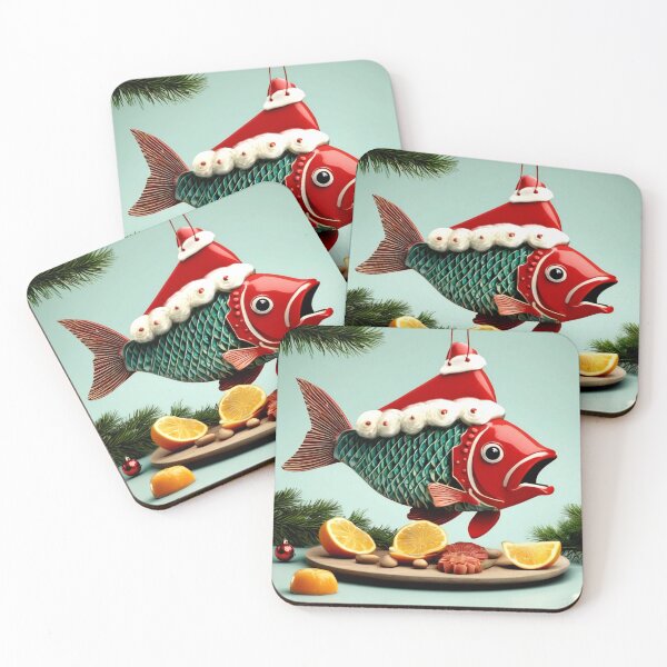 Item preview, Fish Christmas Tree for Gourmets. designed and sold by Zofia Sosnecka.