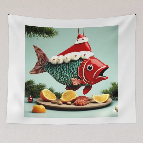 Item preview, Fish Christmas Tree for Gourmets. designed and sold by Zofia Sosnecka.