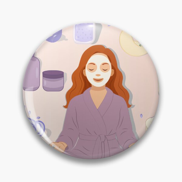 Item preview, Lavender Moon Spa — Night Self-Care Vector Set designed and sold by CheriTanya.