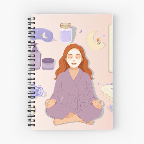 Item preview, Lavender Moon Spa — Night Self-Care Vector Set designed and sold by CheriTanya.