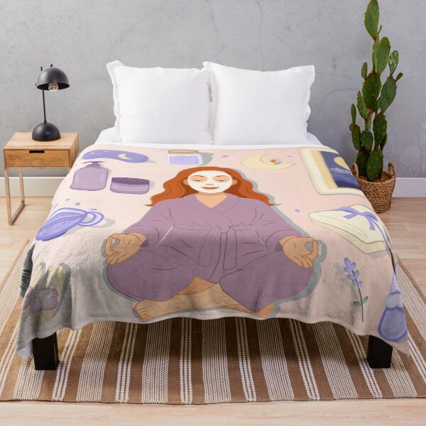 Item preview, Lavender Moon Spa — Night Self-Care Vector Set designed and sold by CheriTanya.