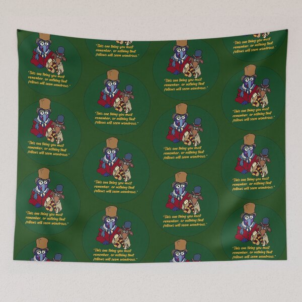Item preview, Muppet Christmas Carol - Gonzo and Rizzo quote designed and sold by Jennifer Grene.