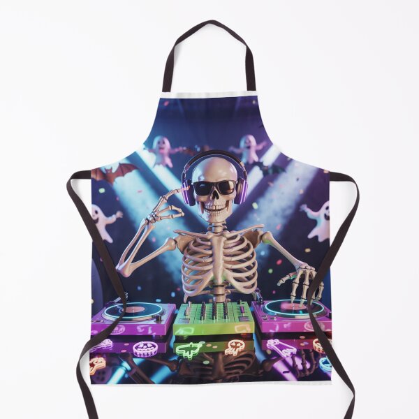 Item preview, Skeleton DJ Midnight Party designed and sold by McVrax.