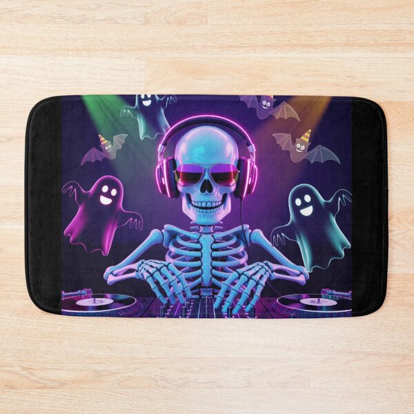Item preview, Skeleton DJ Midnight Party designed and sold by McVrax.