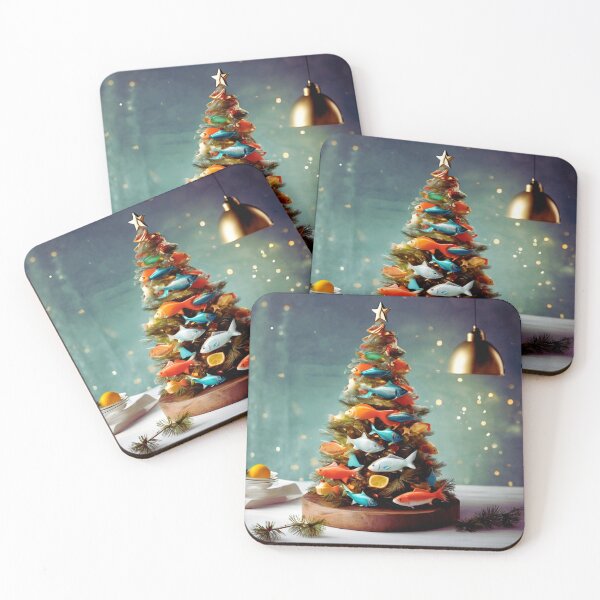 Item preview, Fish Christmas Tree for Gourmets. designed and sold by Zofia Sosnecka.