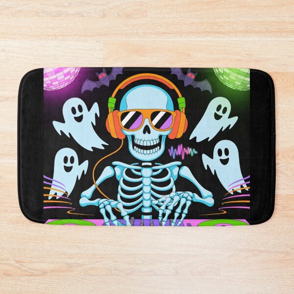 Item preview, Skeleton DJ Midnight Party designed and sold by McVrax.