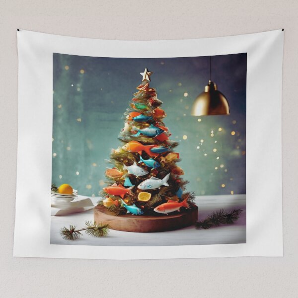 Item preview, Fish Christmas Tree for Gourmets. designed and sold by Zofia Sosnecka.