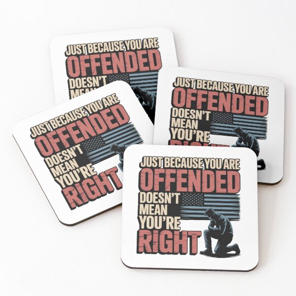 Item preview, Offended Doesn't Mean You're Right Patriotic Vintage Statement designed and sold by chattsuede.