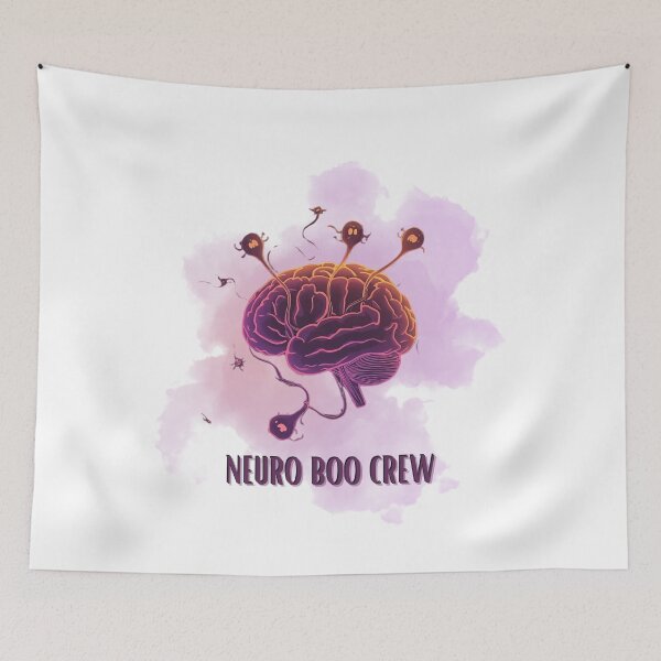 Item preview, Neuro Boo Crew Halloween, anatomical, brain anatomy, neurology, science designed and sold by YvkafromPoland.