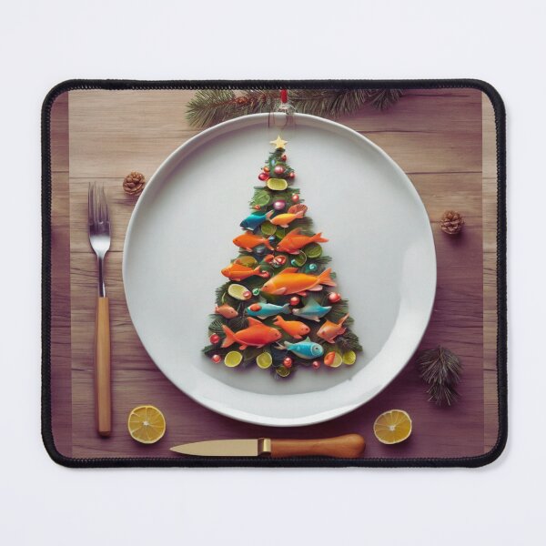 Item preview, Fish Christmas Tree for Gourmets. designed and sold by Zofia Sosnecka.
